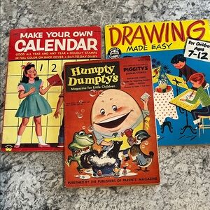 Humpty Dumpty Vintage Children’s Magazine + Activity Books